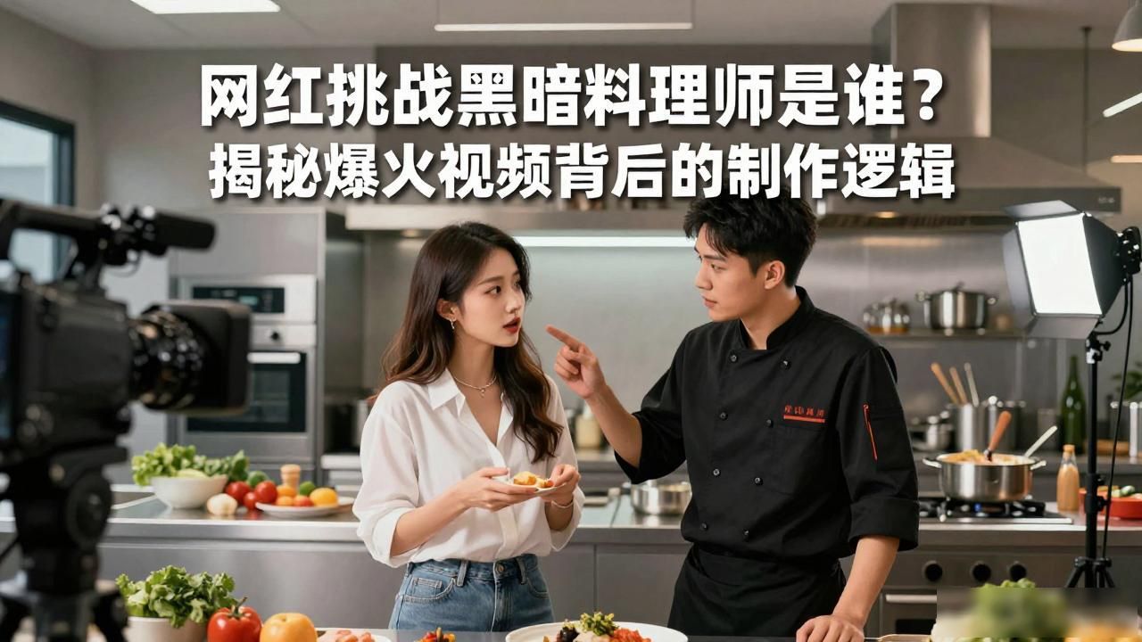 网红挑战黑暗料理师是谁？揭秘爆火视频背后的制作逻辑